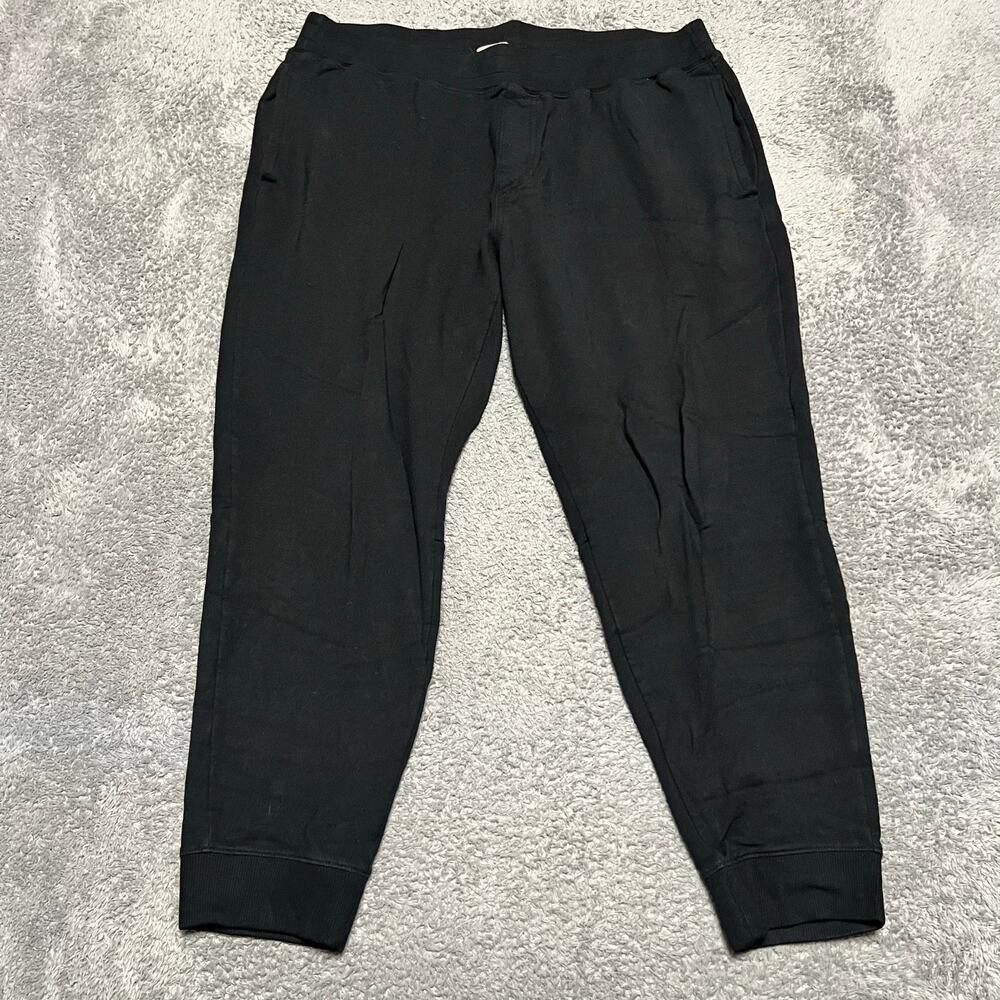 Travis Mathew Joggers Pants Mens XL Sweatpants Black Relaxed Elastic